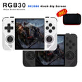 RGB30 Retro Handheld Console 4" IPS Linux-based retro gaming OS (ArkOS community firmware) 64GB | iGameConsole 2026 Premium | Supports GBA SNES PS1 1000+ Preloaded Games Plug and Play | Back to School Gift for Kids Adults Dad | WiFi Enabled