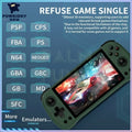 X55 Retro Handheld Console 5.5" IPS Linux-based retro gaming OS 64GB | iGameConsole 2026 Flagship | Supports GBA SNES PS1 PSP 92000+ Preloaded Games Plug and Play | Back to School Gift for Kids Adults Dad | 64GB Extended Library Edition