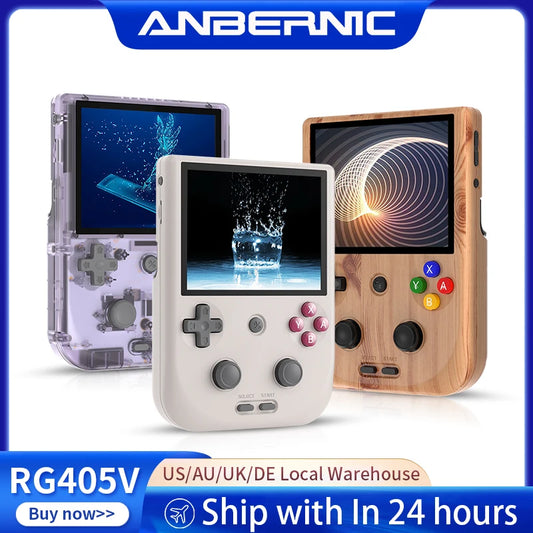 Anbernic Retro Handheld Console 4" IPS Linux-based retro gaming OS 64GB | iGameConsole 2026 Flagship | Supports GBA SNES PS1 4242+ Preloaded Games Plug and Play | Back to School Gift for Kids Adults Dad | WiFi Enabled
