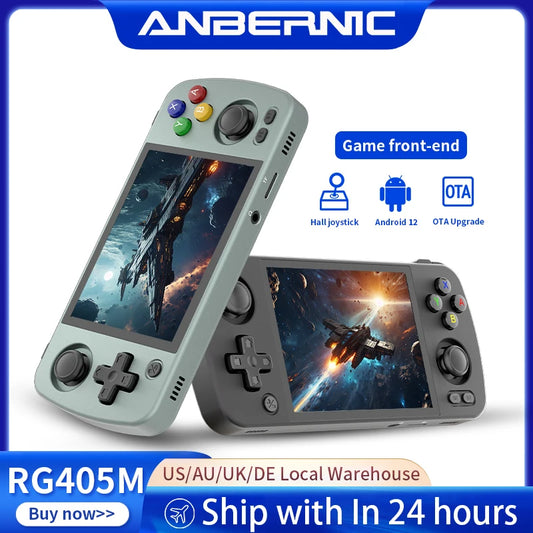 Anbernic Retro Handheld Console 4" IPS Linux-based retro gaming OS 64GB | iGameConsole 2026 Flagship | Supports GBA SNES PS1 2000+ Preloaded Games Plug and Play | Back to School Gift for Kids Adults Dad | WiFi Enabled