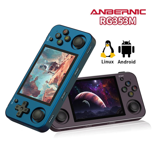 Anbernic Retro Handheld Console 3.5" IPS Linux-based retro gaming OS 64GB | iGameConsole 2026 Flagship | Supports GBA SNES PS1 1000+ Preloaded Games Plug and Play | Back to School Gift for Kids Adults Dad | WiFi Enabled