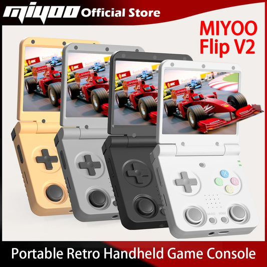 MIYOO Retro Handheld Console 2.8" IPS Linux-based retro gaming OS (OnionOS community firmware) 64GB | iGameConsole 2026 Premium | Supports GBA SNES PS1 1000+ Preloaded Games Plug and Play | Back to School Gift for Retro Gamers Adults Collectors