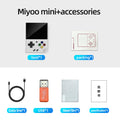 MiyooMini+ Retro Handheld Console 3.5" IPS Linux-based retro gaming OS (OnionOS community firmware) 64GB | iGameConsole 2026 Mid-Range | Supports GBA SNES PS1 25000+ Preloaded Games Plug and Play | Back to School Gift for Retro Gamers Adults Collectors