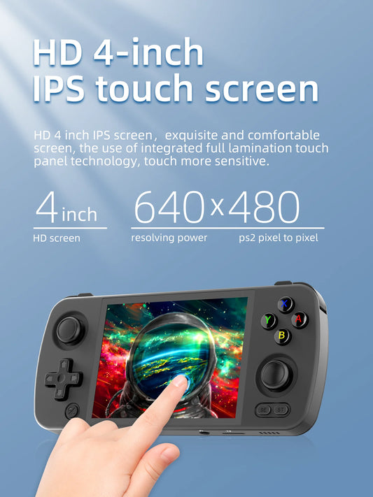 Anbernic Retro Handheld Console 4" IPS Linux-based retro gaming OS 64GB | iGameConsole 2026 Flagship | Supports GBA SNES PS1 1000+ Preloaded Games Plug and Play | Back to School Gift for Kids Adults Dad | WiFi Enabled