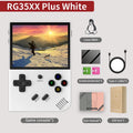 RG35XX+ Retro Handheld Console Linux-based retro gaming OS (muOS community firmware) 64GB | iGameConsole 2026 Premium | Supports GBA SNES PS1 5000+ Preloaded Games Plug and Play | Back to School Gift for Kids Adults Dad | 64GB Extended Library Edition
