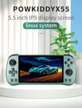 X55 Retro Handheld Console 5.5" IPS Linux-based retro gaming OS 64GB | iGameConsole 2026 Flagship | Supports GBA SNES PS1 1000+ Preloaded Games Plug and Play | Back to School Gift for Kids Adults Dad | 64GB Extended Library Edition