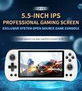 X55 Retro Handheld Console 5.5" IPS Linux-based retro gaming OS 64GB | iGameConsole 2026 Flagship | Supports GBA SNES PS1 PSP 92000+ Preloaded Games Plug and Play | Back to School Gift for Kids Adults Dad | 64GB Extended Library Edition