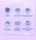 iGameConsole XU10 Retro Handheld Console 3.5" IPS Linux-based retro gaming OS 64GB | iGameConsole 2026 Mid-Range | Supports GBA SNES PS1 1000+ Preloaded Games Plug and Play | Back to School Gift for Kids Adults Dad