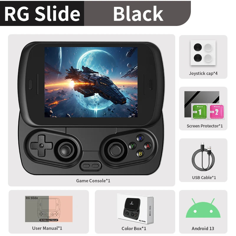 Anbernic Retro Handheld Console 4.7" IPS Linux-based retro gaming OS 64GB | iGameConsole 2026 Flagship | Supports GBA SNES PS1 8000+ Preloaded Games Plug and Play | Back to School Gift for Kids Adults Dad | Nostalgic Classic Gaming Childhood Memories