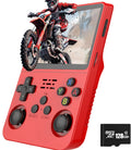 R36S Retro Handheld Console 3.5" IPS Linux-based retro gaming OS (ArkOS community firmware) 64GB | iGameConsole 2026 Budget-Friendly | Supports GBA SNES PS1 20000+ Preloaded Games Plug and Play | Back to School Gift for Kids Adults Dad