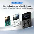 RG35XX+ Retro Handheld Console 3.5" IPS Linux-based retro gaming OS (muOS community firmware) 64GB | iGameConsole 2026 Premium | Supports GBA SNES PS1 1000+ Preloaded Games Plug and Play | Back to School Gift for Kids Adults Dad