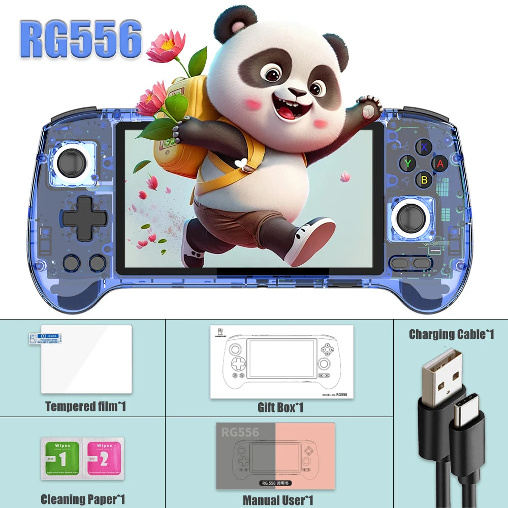 Anbernic Retro Handheld Console 5.48" IPS Linux-based retro gaming OS 64GB | iGameConsole 2026 Flagship | Supports GBA SNES PS1 8000+ Preloaded Games Plug and Play | Back to School Gift for Kids Adults Dad | WiFi Enabled