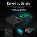 TrimUIBrick Retro Handheld Console 3.2" IPS Linux-based retro gaming OS (CrossMix community firmware) 64GB | iGameConsole 2026 Premium | Supports GBA SNES PS1 14000+ Preloaded Games Plug and Play | Back to School Gift for Kids Adults Dad