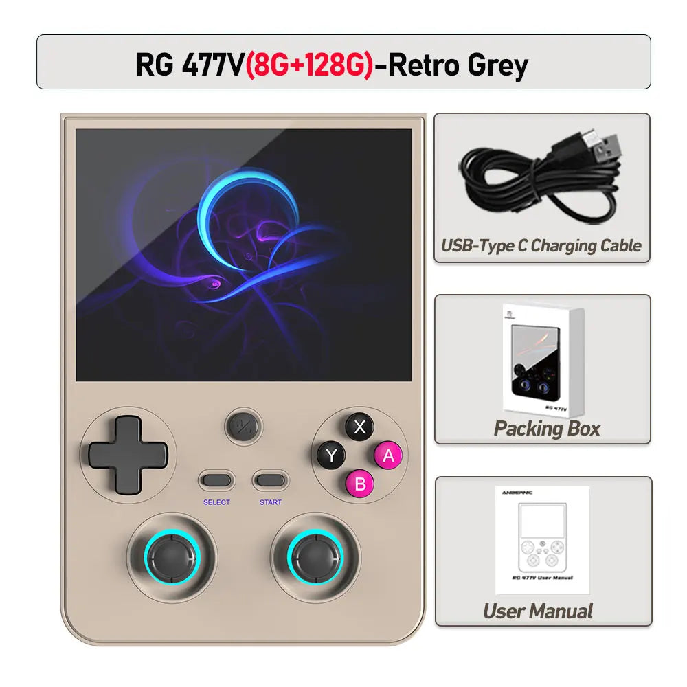 Anbernic Retro Handheld Console Linux-based retro gaming OS 64GB | iGameConsole 2026 Flagship | Supports GBA SNES PS1 3000+ Preloaded Games Plug and Play | Back to School Gift for Kids Adults Dad | WiFi Enabled | Online Multiplayer