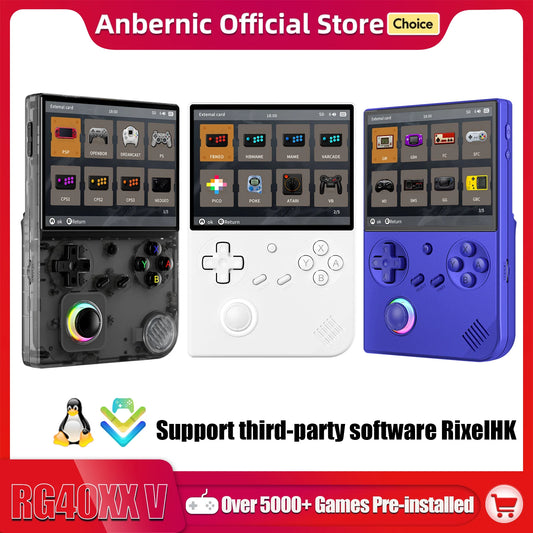 RG40XX Retro Handheld Console 4.0" IPS Linux-based retro gaming OS (RetroArch community firmware) 64GB | iGameConsole 2026 Flagship | Supports GBA SNES PS1 5000+ Preloaded Games Plug and Play | Back to School Gift for Retro Gamers Adults Collectors