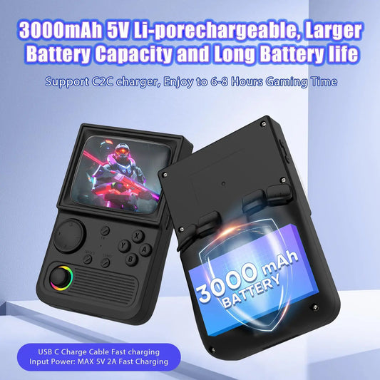 R36 Retro Handheld Console Linux-based retro gaming OS 64GB+ | iGameConsole 2026 Mid-Range | Supports GBA SNES PS1 1000+ Preloaded Games Plug and Play | Back to School Gift for Kids Adults Dad | Nostalgic Classic Gaming Childhood Memories