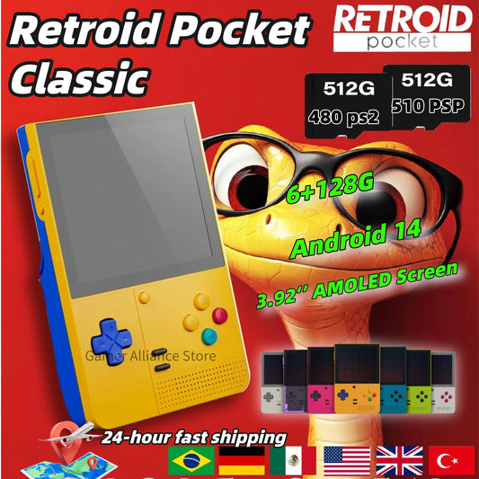 Retroid Retro Handheld Console Android retro handheld 64GB | iGameConsole 2026 Flagship | Supports GBA SNES PS1 N64 PSP DS 45000+ Preloaded Games Plug and Play | Back to School Gift for Retro Gamers Collectors Enthusiasts