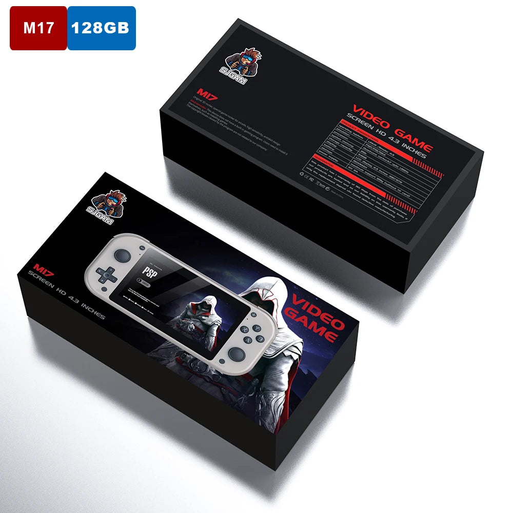 iGameConsole BOYHOM Retro Handheld Console 4.3" IPS Linux-based retro gaming OS 64GB+ | iGameConsole 2026 Mid-Range | Supports GBA SNES PS1 1000+ Preloaded Games Plug and Play | Back to School Gift for Kids Adults Dad