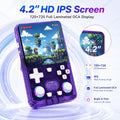 iGameConsole X36 Retro Handheld Console 4.2" IPS Linux-based retro gaming OS 64GB+ | iGameConsole 2026 Premium | Supports GBA SNES PS1 1000+ Preloaded Games Plug and Play | Back to School Gift for Kids Adults Dad | WiFi Enabled
