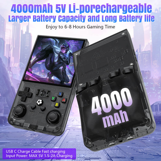 iGameConsole Open Retro Handheld Console 4.0" IPS Linux-based retro gaming OS 64GB | iGameConsole 2026 Mid-Range | Supports GBA SNES PS1 1000+ Preloaded Games Plug and Play | Back to School Gift for Kids Adults Dad
