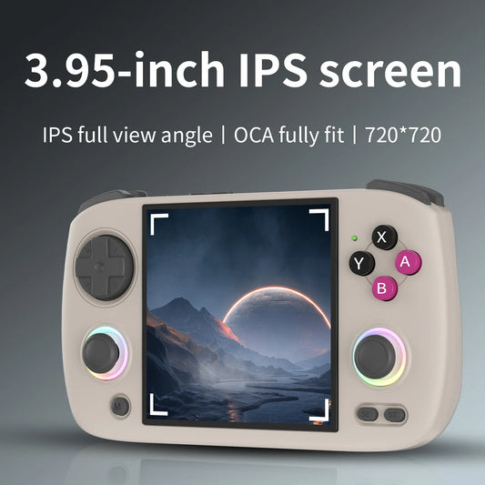 Anbernic Retro Handheld Console 3.95" IPS Linux-based retro gaming OS 64GB | iGameConsole 2026 Premium | Supports GBA SNES PS1 1000+ Preloaded Games Plug and Play | Back to School Gift for Kids Adults Dad | WiFi Enabled | Online Multiplayer