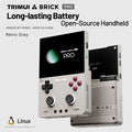 TrimUIBrick Retro Handheld Console 3.95" IPS Linux-based retro gaming OS (CrossMix community firmware) 64GB | iGameConsole 2026 Flagship | Supports GBA SNES PS1 13000+ Preloaded Games Plug and Play | Back to School Gift for Kids Adults Dad