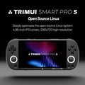 TrimUISmart Retro Handheld Console 4.96" IPS Linux-based retro gaming OS (CrossMix community firmware) 64GB | iGameConsole 2026 Flagship | Supports GBA SNES PS1 13000+ Preloaded Games Plug and Play | Back to School Gift for Kids Adults Dad