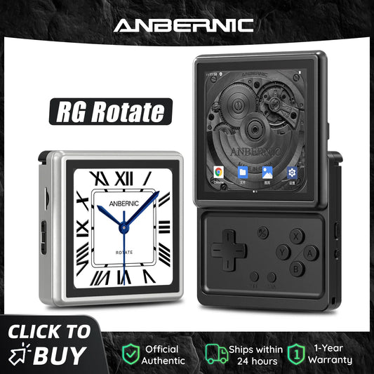 Anbernic Retro Handheld Console 3.5" IPS Linux-based retro gaming OS (RetroArch community firmware) 32GB | iGameConsole 2026 Flagship | Supports GBA SNES NES PS1 N64 Dreamcast 1000+ Preloaded Games Plug and Play | Back to School Gift for Kids Adults Dad
