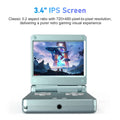 Anbernic Retro Handheld Console 3.4" IPS Linux-based retro gaming OS 64GB | iGameConsole 2026 Premium | Supports GBA SNES PS1 1000+ Preloaded Games Plug and Play | Back to School Gift for Kids Adults Dad | WiFi Enabled | Online Multiplayer