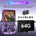 R36S Retro Handheld Console 3.5" IPS Linux-based retro gaming OS (ArkOS community firmware) 64GB | iGameConsole 2026 Budget-Friendly | Supports GBA SNES PS1 PSP GBC 18000+ Preloaded Games Plug and Play | Back to School Gift for Kids Adults Dad