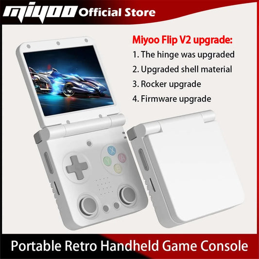 MIYOO Retro Handheld Console 2.8" IPS Linux-based retro gaming OS (OnionOS community firmware) 64GB | iGameConsole 2026 Premium | Supports GBA SNES PS1 1000+ Preloaded Games Plug and Play | Back to School Gift for Retro Gamers Adults Collectors