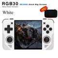 RGB30 Retro Handheld Console 4" IPS Linux-based retro gaming OS (ArkOS community firmware) 64GB | iGameConsole 2026 Premium | Supports GBA SNES PS1 1000+ Preloaded Games Plug and Play | Back to School Gift for Kids Adults Dad | WiFi Enabled
