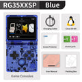 RG35XX+ Retro Handheld Console 3.5" IPS Linux-based retro gaming OS (muOS community firmware) 64GB | iGameConsole 2026 Mid-Range | Supports GBA SNES PS1 5000+ Preloaded Games Plug and Play | Back to School Gift for Kids Adults Dad