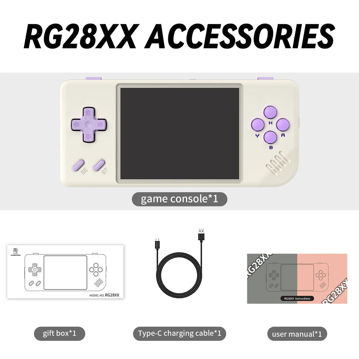 Anbernic Retro Handheld Console 4" IPS Linux-based retro gaming OS 64GB | iGameConsole 2026 Mid-Range | Supports GBA SNES PS1 PSP MAME GBC 5000+ Preloaded Games Plug and Play | Back to School Gift for Kids Adults Dad