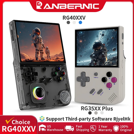 RG35XX+ Retro Handheld Console Linux-based retro gaming OS (muOS community firmware) 64GB | iGameConsole 2026 Premium | Supports GBA SNES PS1 5000+ Preloaded Games Plug and Play | Back to School Gift for Kids Adults Dad | 64GB Extended Library Edition