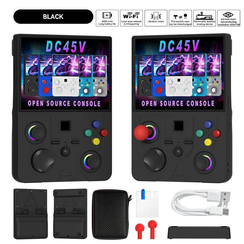 iGameConsole DC45V Retro Handheld Console Linux-based retro gaming OS 64GB+ | iGameConsole 2026 Premium | Supports GBA SNES PS1 22000+ Preloaded Games Plug and Play | Back to School Gift for Kids Adults Dad | Nostalgic Classic Gaming Childhood Memories