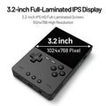 TrimUIBrick Retro Handheld Console 3.2" IPS Linux-based retro gaming OS (CrossMix community firmware) 64GB | iGameConsole 2026 Premium | Supports GBA SNES PS1 17000+ Preloaded Games Plug and Play | Back to School Gift for Kids Adults Dad