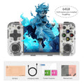 RG35XX+ Retro Handheld Console 3.5" IPS Linux-based retro gaming OS (muOS community firmware) 64GB | iGameConsole 2026 Premium | Supports GBA SNES PS1 PSP NDS MAME 2000+ Preloaded Games Plug and Play | Back to School Gift for Kids Adults Dad