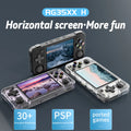 RG35XX+ Retro Handheld Console 3.5" IPS Linux-based retro gaming OS (muOS community firmware) 64GB | iGameConsole 2026 Flagship | Supports GBA SNES PS1 10000+ Preloaded Games Plug and Play | Back to School Gift for Kids Adults Dad