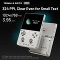 TrimUIBrick Retro Handheld Console 3.95" IPS Linux-based retro gaming OS (CrossMix community firmware) 64GB | iGameConsole 2026 Premium | Supports GBA SNES PS1 N64 64000+ Preloaded Games Plug and Play | Back to School Gift for Kids Adults Dad