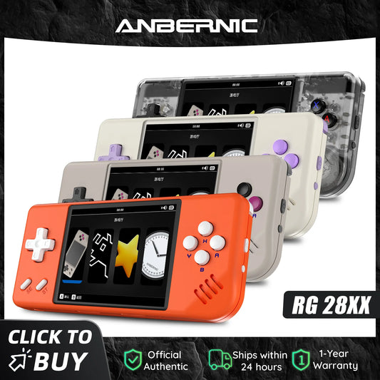 Anbernic Retro Handheld Console 4" IPS Linux-based retro gaming OS 64GB | iGameConsole 2026 Mid-Range | Supports GBA SNES PS1 1000+ Preloaded Games Plug and Play | Back to School Gift for Kids Adults Dad
