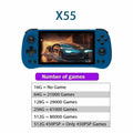 X55 Retro Handheld Console 5.5" IPS Linux-based retro gaming OS 64GB | iGameConsole 2026 Flagship | Supports GBA SNES PS1 PSP 80000+ Preloaded Games Plug and Play | Back to School Gift for Kids Adults Dad | 64GB Extended Library Edition
