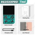 RG35XX+ Retro Handheld Console 3.5" IPS Linux-based retro gaming OS (muOS community firmware) 64GB | iGameConsole 2026 Premium | Supports GBA SNES PS1 PSP NDS MAME 10000+ Preloaded Games Plug and Play | Back to School Gift for Kids Adults Dad
