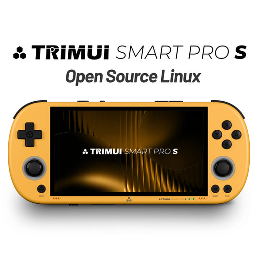 TrimUISmart Retro Handheld Console 4.96" IPS Linux-based retro gaming OS (CrossMix community firmware) 64GB | iGameConsole 2026 Flagship | Supports GBA SNES PS1 13000+ Preloaded Games Plug and Play | Back to School Gift for Kids Adults Dad