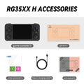 RG35XX+ Retro Handheld Console 3.5" IPS Linux-based retro gaming OS (muOS community firmware) 64GB | iGameConsole 2026 Flagship | Supports GBA SNES PS1 5500+ Preloaded Games Plug and Play | Back to School Gift for Kids Adults Dad