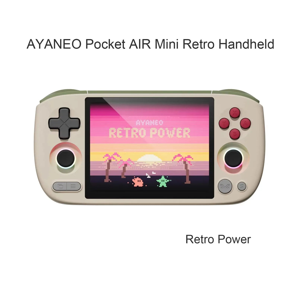 AYANEOPocket Retro Handheld Console Android retro handheld 64GB | iGameConsole 2026 Flagship | Supports GBA SNES PS1 1000+ Preloaded Games Plug and Play | Back to School Gift for Retro Gamers Collectors Enthusiasts