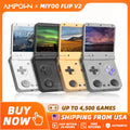 MiyooFlip Retro Handheld Console 2.8" IPS Linux-based retro gaming OS 64GB | iGameConsole 2026 Mid-Range | Supports GBA SNES PS1 4000+ Preloaded Games Plug and Play | Back to School Gift for Retro Gamers Adults Collectors | WiFi Enabled