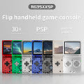 RG35XX+ Retro Handheld Console 3.5" IPS Linux-based retro gaming OS (muOS community firmware) 64GB | iGameConsole 2026 Mid-Range | Supports GBA SNES PS1 5000+ Preloaded Games Plug and Play | Back to School Gift for Kids Adults Dad