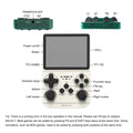 GameinjaANS13 Retro Handheld Console 3.5" IPS Linux-based retro gaming OS 64GB | iGameConsole 2026 Budget-Friendly | Supports GBA SNES PS1 1000+ Preloaded Games Plug and Play | Back to School Gift for Kids Adults Dad