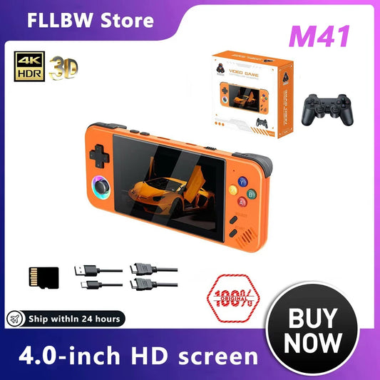 FLLBW Retro Handheld Console 4.2" IPS Linux-based retro gaming OS 64GB | iGameConsole 2026 Mid-Range | Supports GBA SNES PS1 18000+ Preloaded Games Plug and Play | Back to School Gift for Kids Adults Dad | 64GB Starter Value Edition